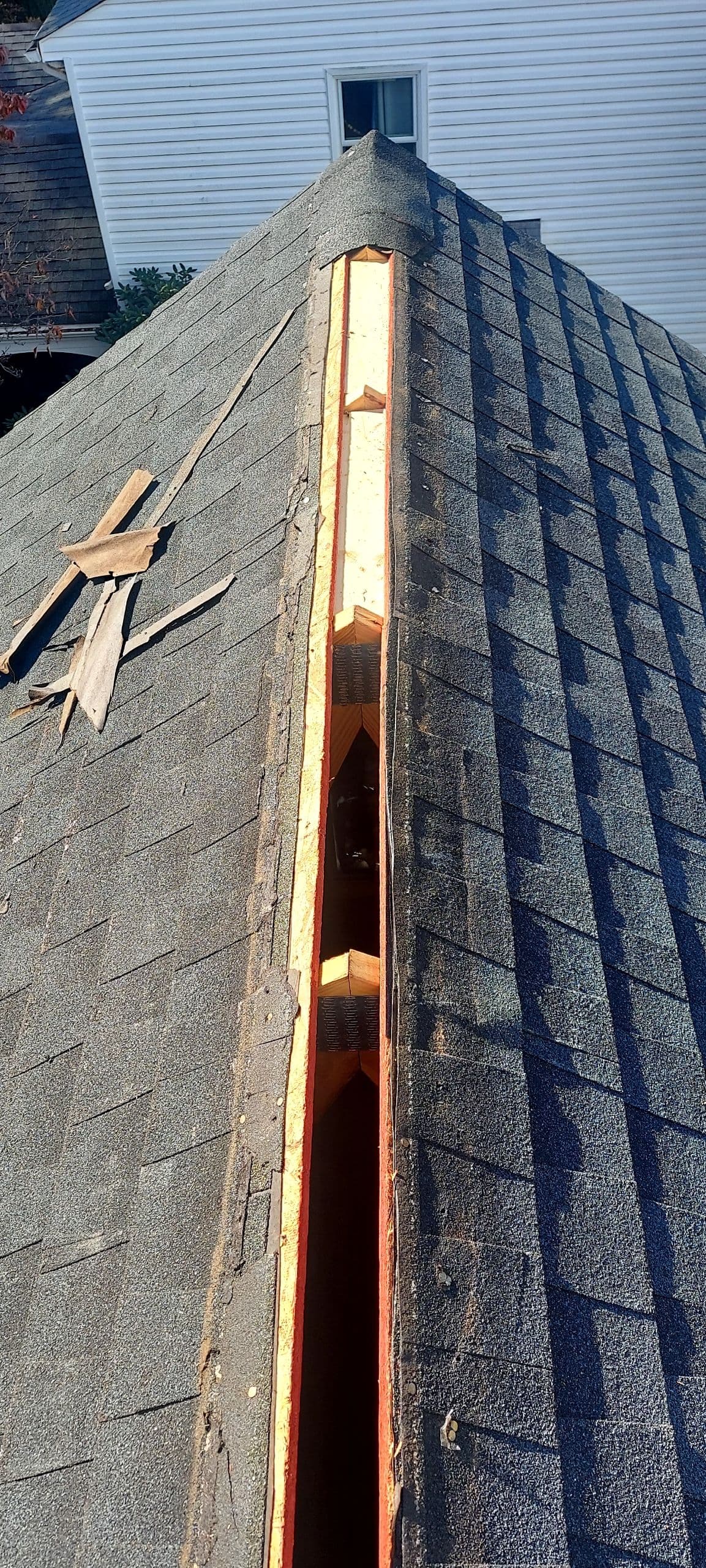 Gallery photos for Ridge Repair Done Right - Opened Up, Fixed, and Sealed to Last: Image #5