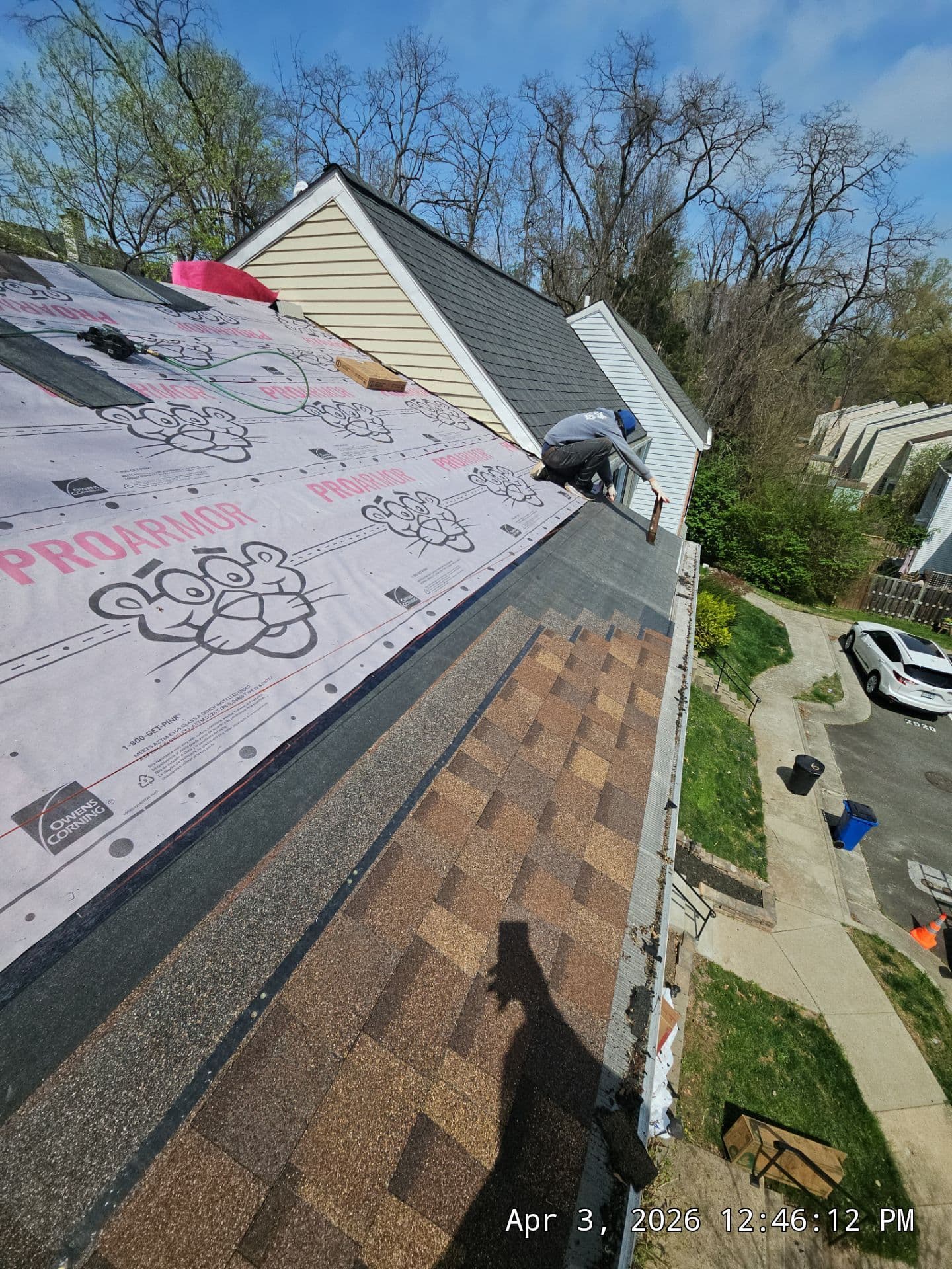 New 50-Year Owens Corning Roof Going On Right image