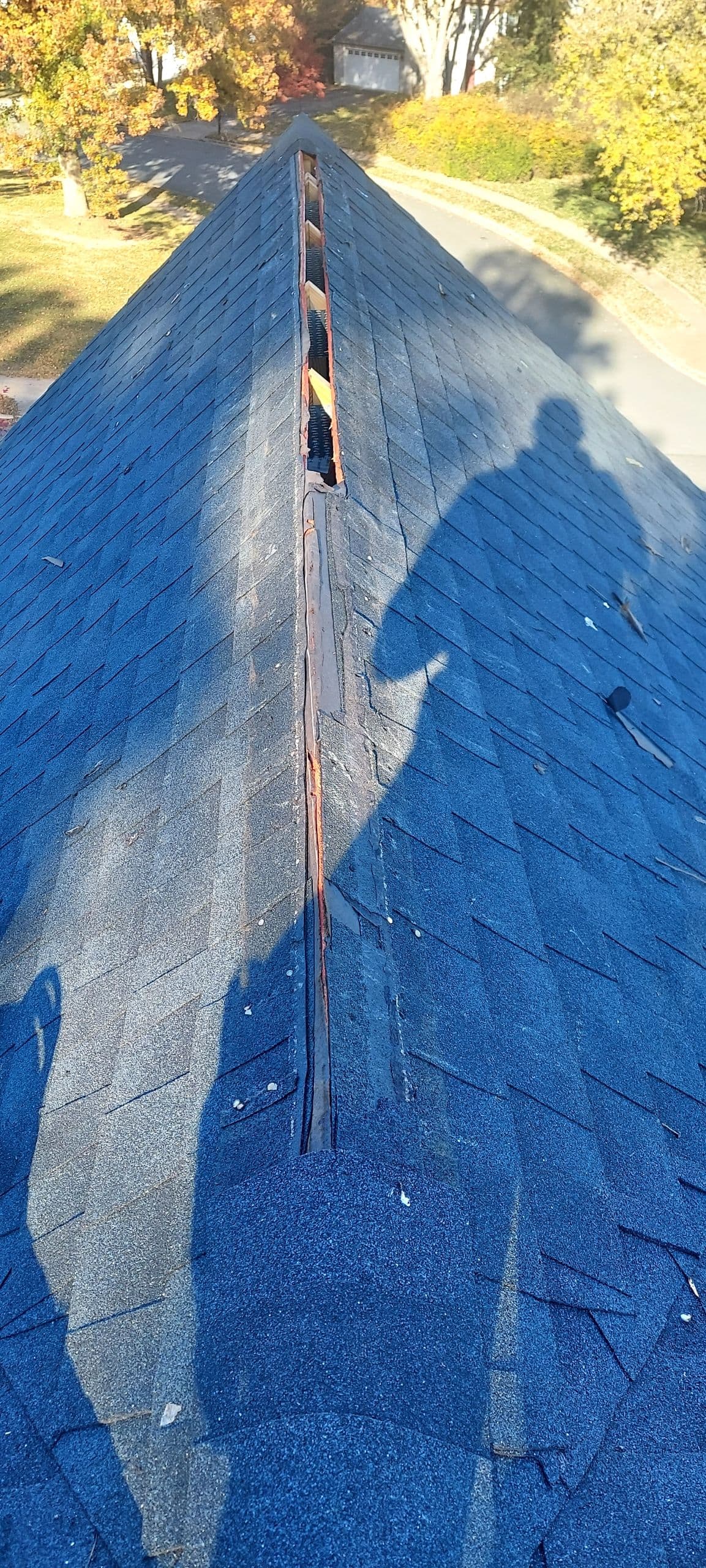 Gallery photos for Ridge Repair Done Right - Opened Up, Fixed, and Sealed to Last: Image #2