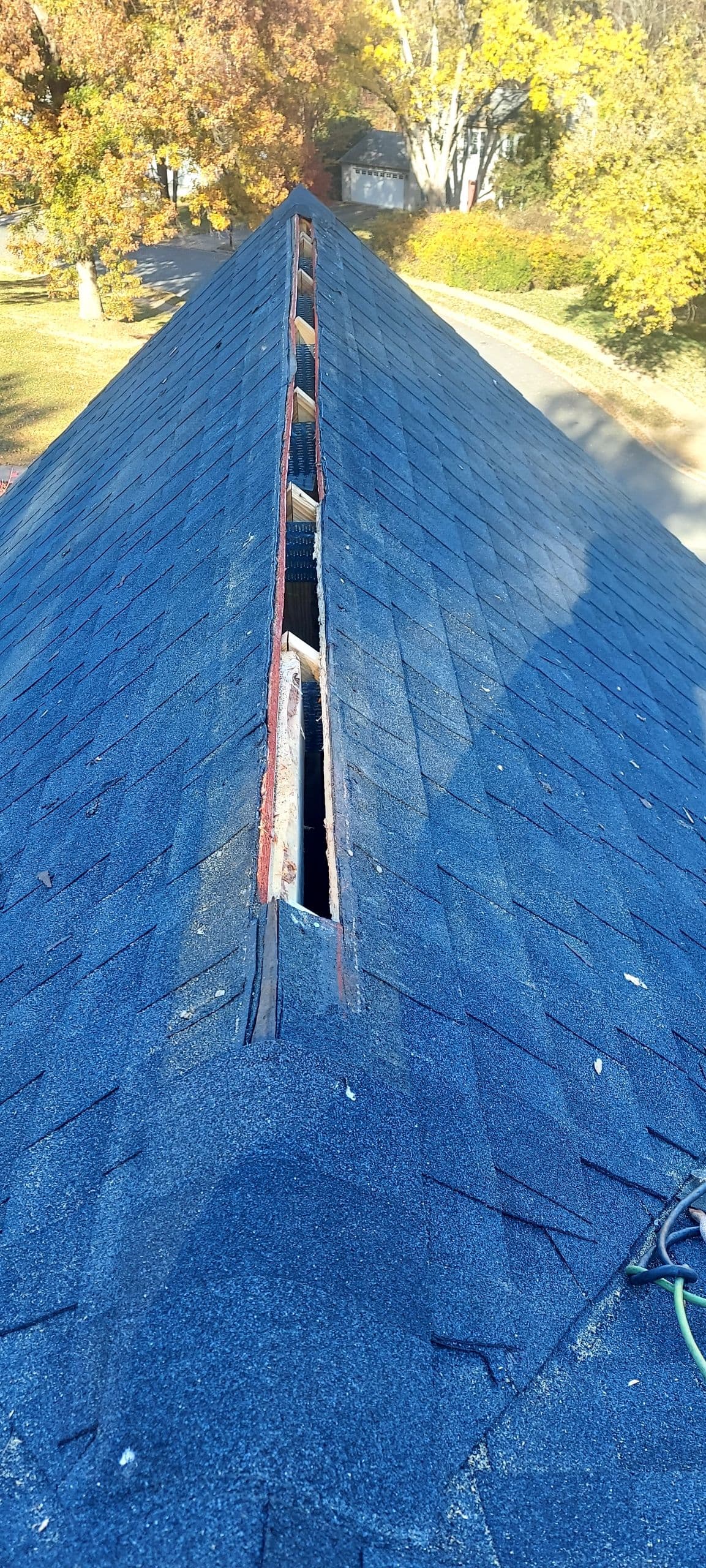 Gallery photos for Ridge Repair Done Right - Opened Up, Fixed, and Sealed to Last: Image #4
