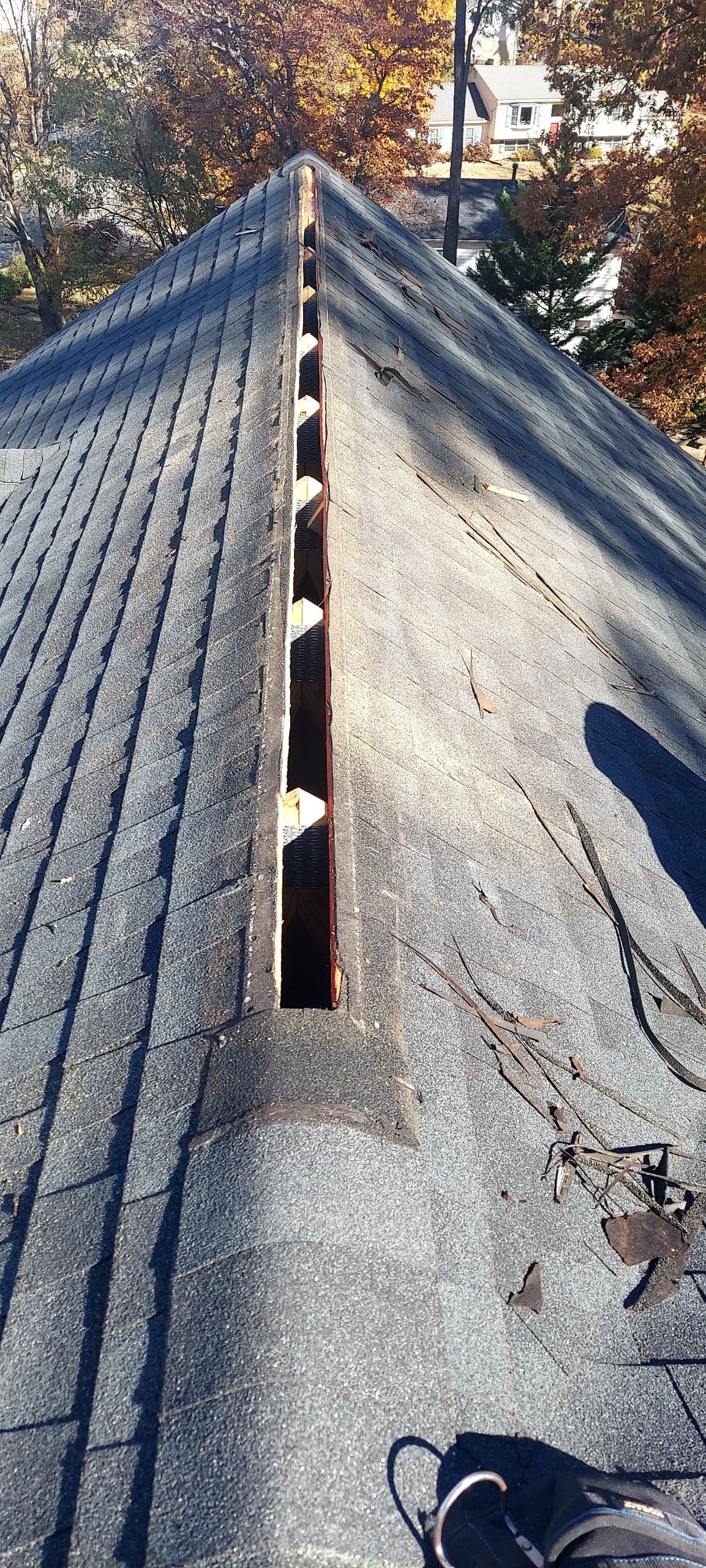 Gallery photos for Ridge Repair Done Right - Opened Up, Fixed, and Sealed to Last: Image #7