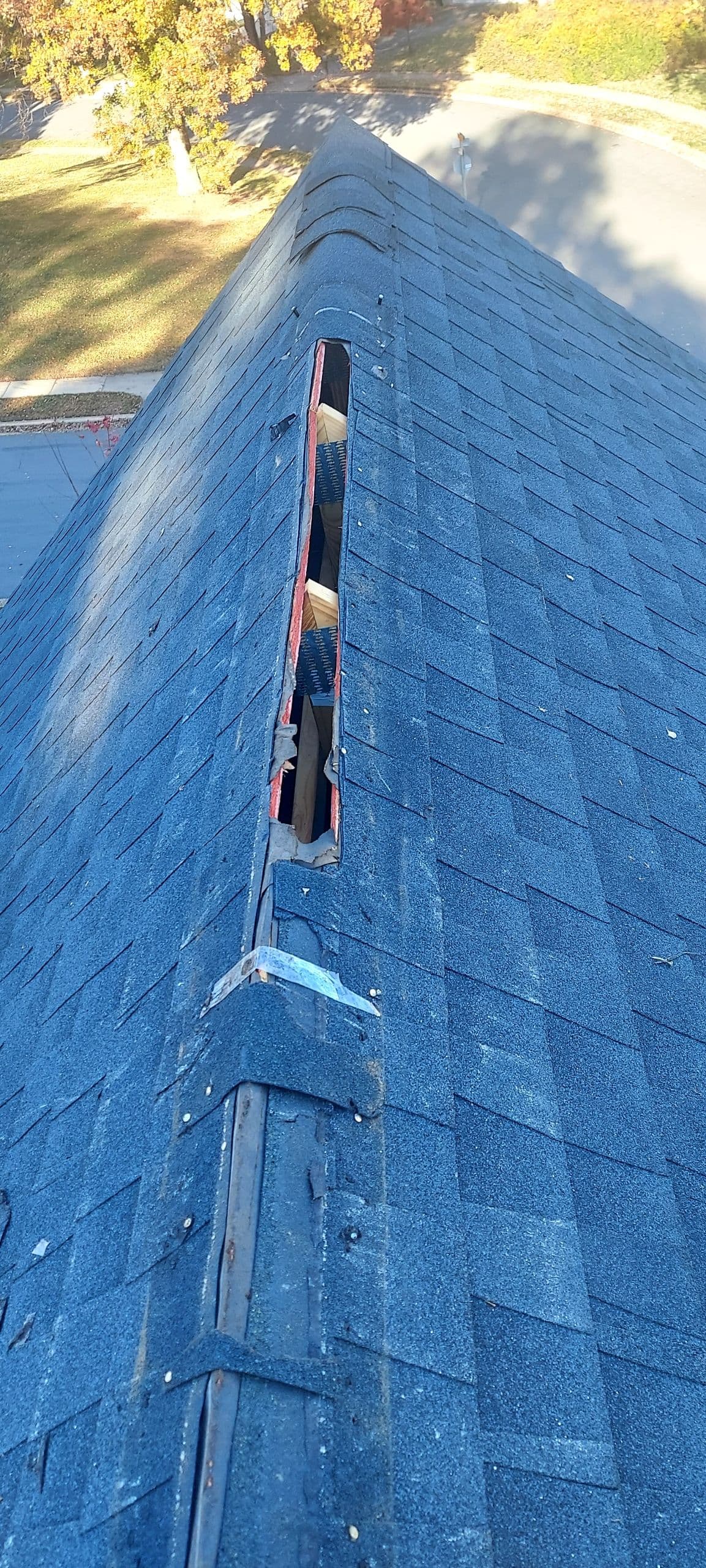 Gallery photos for Ridge Repair Done Right - Opened Up, Fixed, and Sealed to Last: Image #3