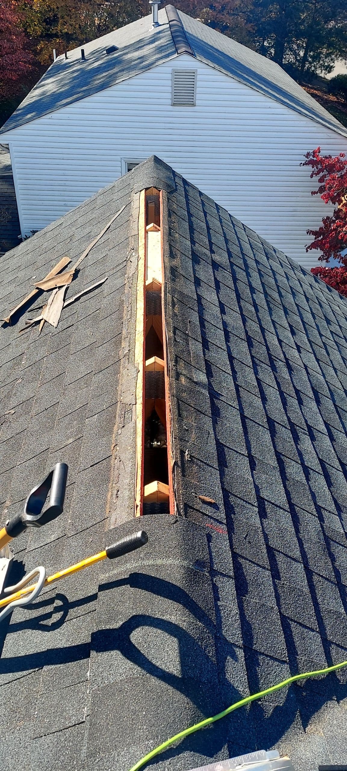 Gallery photos for Ridge Repair Done Right - Opened Up, Fixed, and Sealed to Last: Image #6