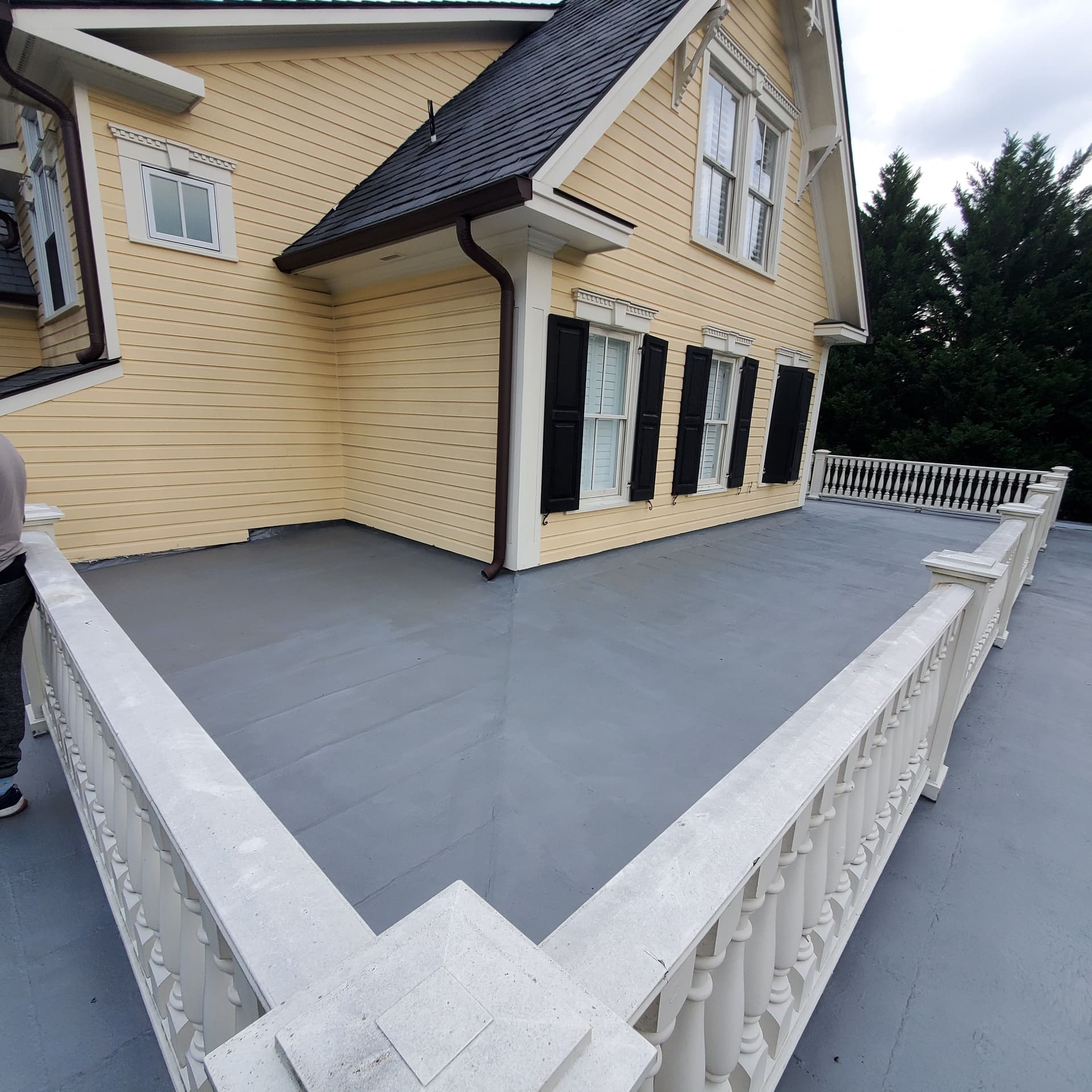 Gallery photos for Flat Roof Metal Membrane Repair and Full Restoration: Image #9