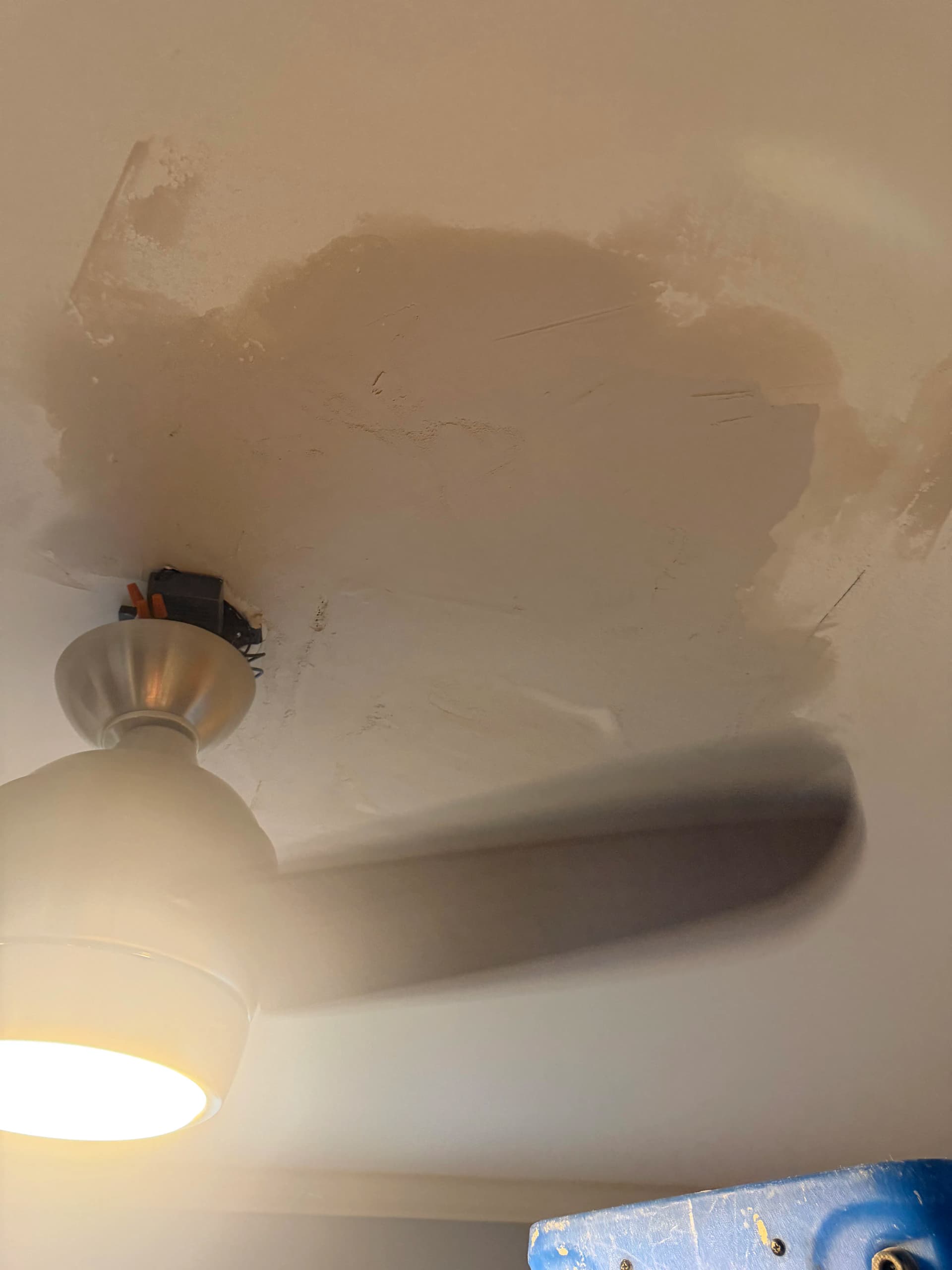Gallery photos for Roof Leak Near a Light Fixture Is a Serious Problem: Image #1