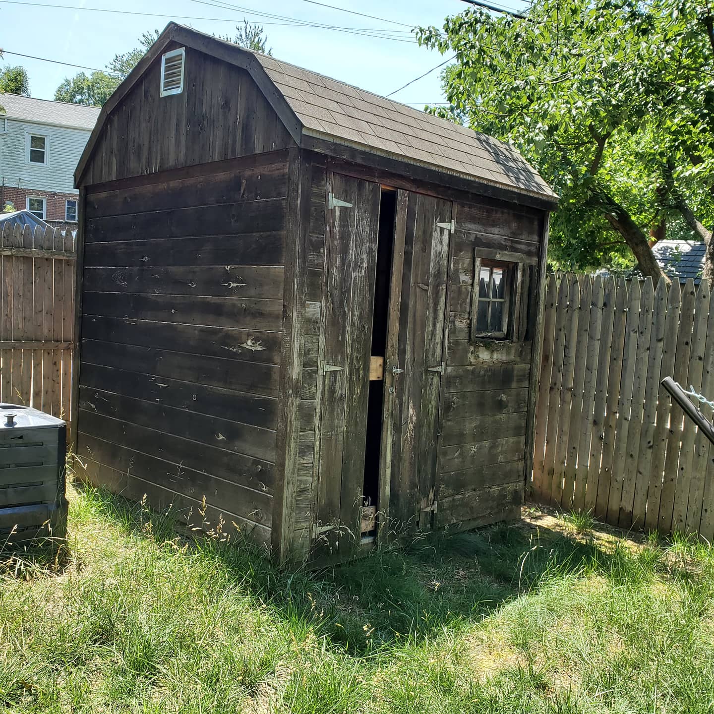 Old Wooden Shed Restored Instead of Replaced image